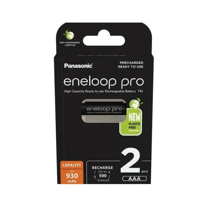 PANASONIC ENELOOP PRO AAA 930mAh 2 tk