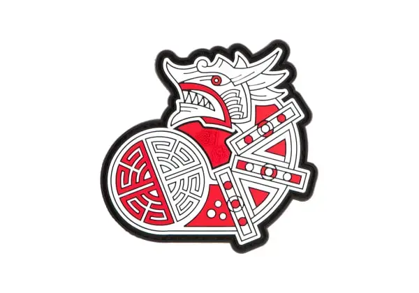 Viking Dragon Ship Head Rubber Patch