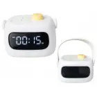 Led night light, digital clock, alarm clock, timer, battery-powered, adjustable — Photo 2