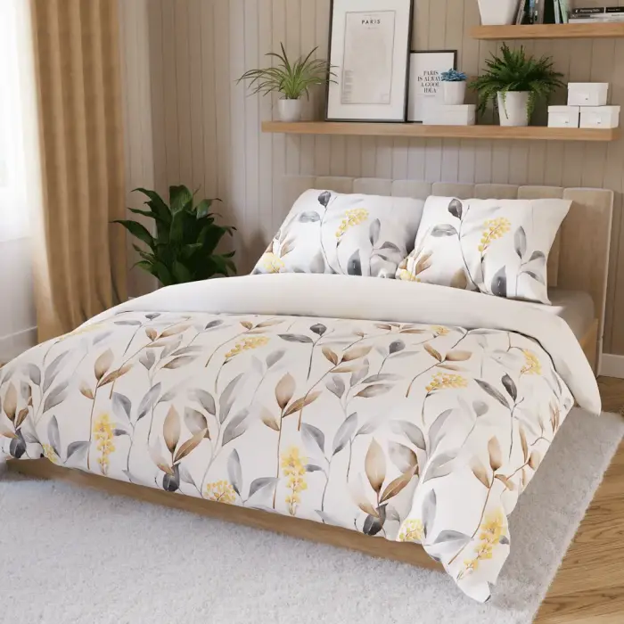Satīna gultas veļas komplekts 220x200 Zaria