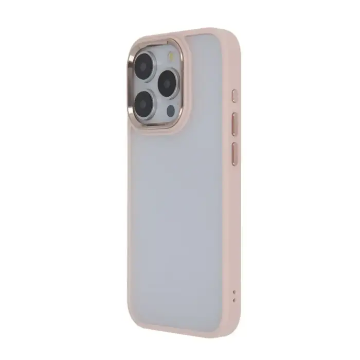 Satin Elegant matēts vāks iPhone 15 Pro 6.1" rozā