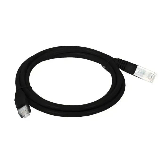 Patchcord UTP A-LAN KKU5CZA0.5 (RJ45 - RJ45, 0.50m, Cat. 5e, Black)