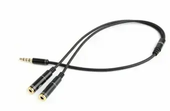 Gembird 3.5 mm audio + mikrofona adapteris, metāla