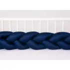 Cot Bumper Braid 200 cm Navy — Photo 3