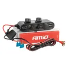 Extension socket with voltmeter AMIO-03782 — Фото 1