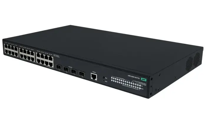 HPE Networking CW 2050 24p 10/100/1000BT PoE+ 4p SFP 1G/2.5G 420W Switch