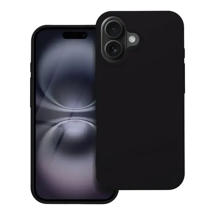 SILICONE case for iPhone 16 black