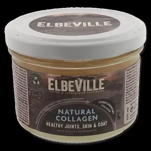 Elbeville Jar Dog Healthy Joints, Skin & Coat, dabīgā kolagēna papildinājums, 220ml