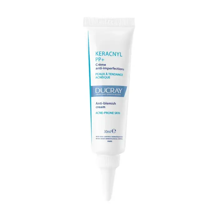 Ducray, Keracnyl PP+, Niacinamīda pretpumpu sejas krēms, 30 ml