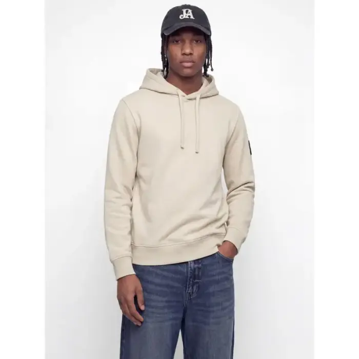 Jack&Jones Vyriški džemperis su gobtuvu JJCLEVELAND SWEAT HOOD SN 12298441 MOONBEAM, dydis 2XL