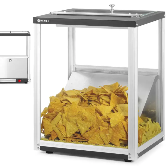 Nacho and nut warmer display case 30 L 300 W - Hendi 282779
