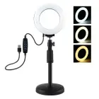 Puluz PU391 LED ring lamp with adjustable stand — Photo 2