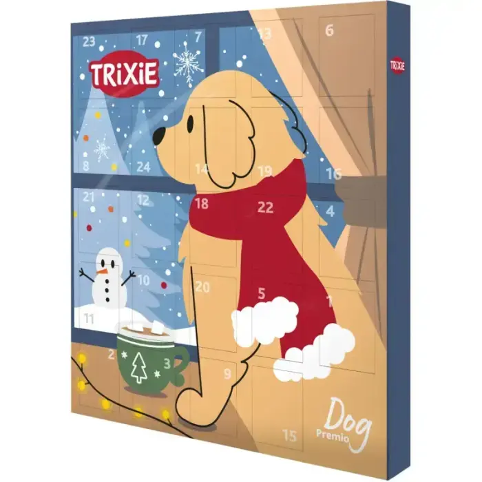 Ziemassvētku kalendārs suņiem - Xmas Advent calendar for dogs, 30*34*3.5 cm