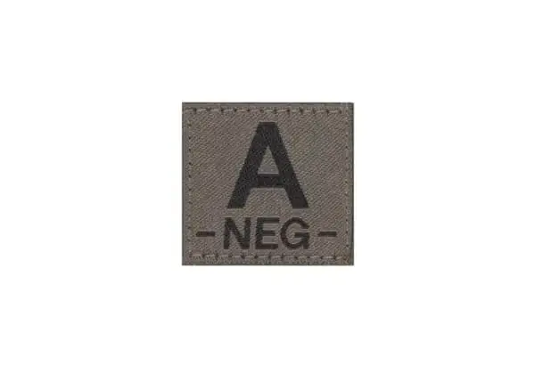 A Neg Blood Group Patch