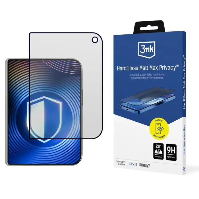 Apple iPhone Duo - 3mk HardGlass Matt Max Privacy
