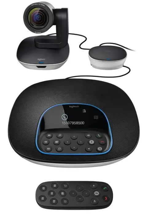 Logitech HD webcam Group ConferenceCam/ 1920x1080/ USB/ Bluetooth/ NFC/ Kensington port/ Dálkové control