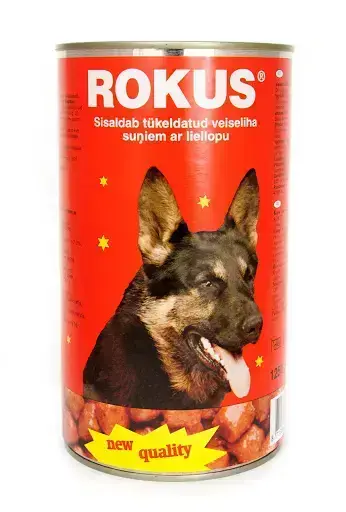 Rokus liellopu gaļas suņu barība 1250g