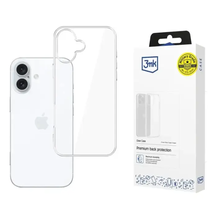 Apple iPhone 16 - 3mk Clear Case ümbris