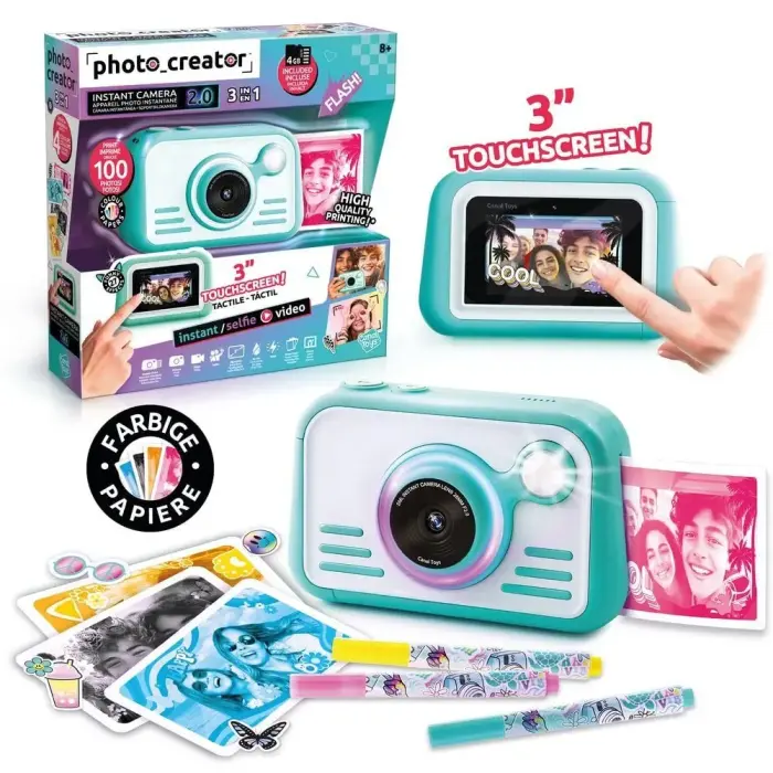 Photo Creator Instant digital camera touchscreen 2.0