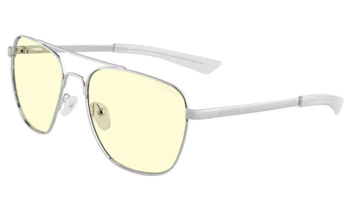GUNNAR biroja/spēļu brilles  MUSTANG CHROME dzintara lēcas  BLF 65 GUNNAR focus