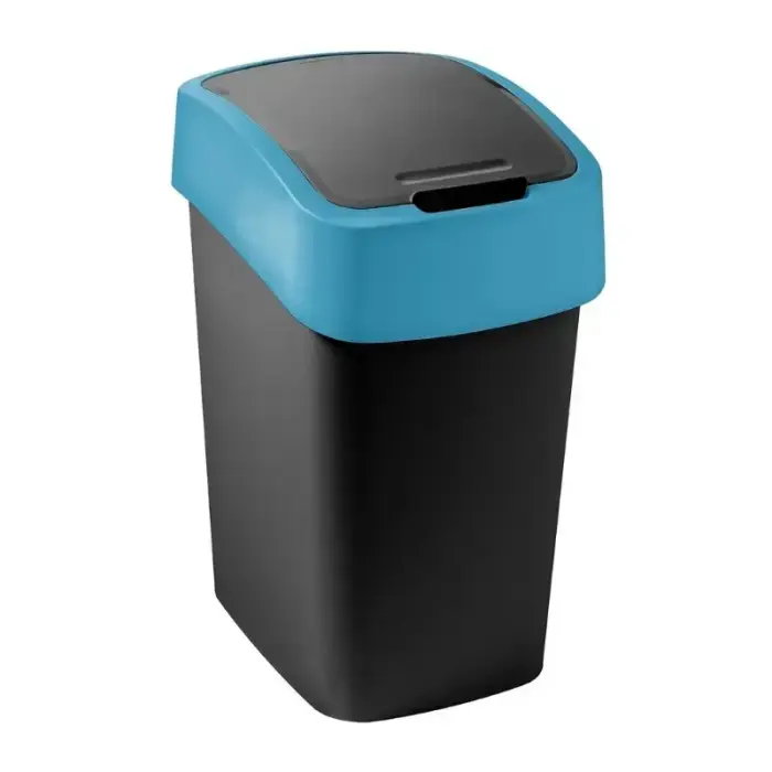 Atkritumu tvertne Flip Bin 9L melns/zils