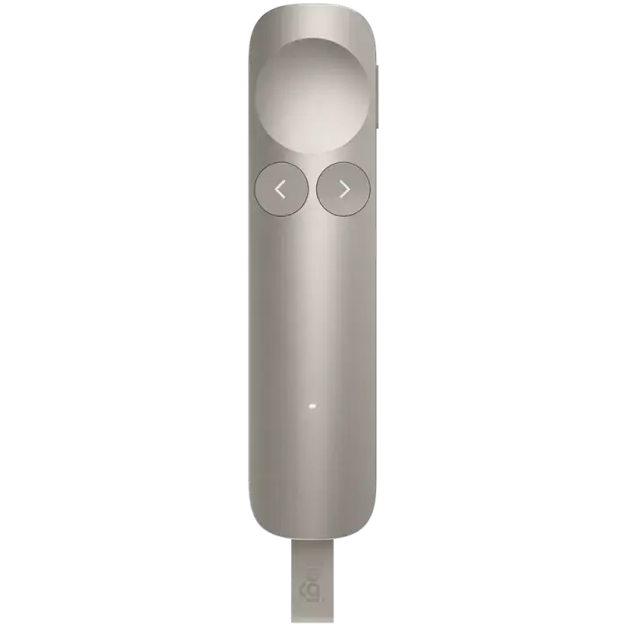 Logitech Spotlight 2 presentation remote, 2.4 GHz/Bluetooth, Sand