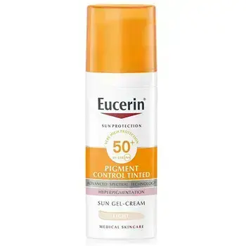 Eucerin Pigment Control tonuotas saulės gelis-kremas SPF 50+ 50 ml