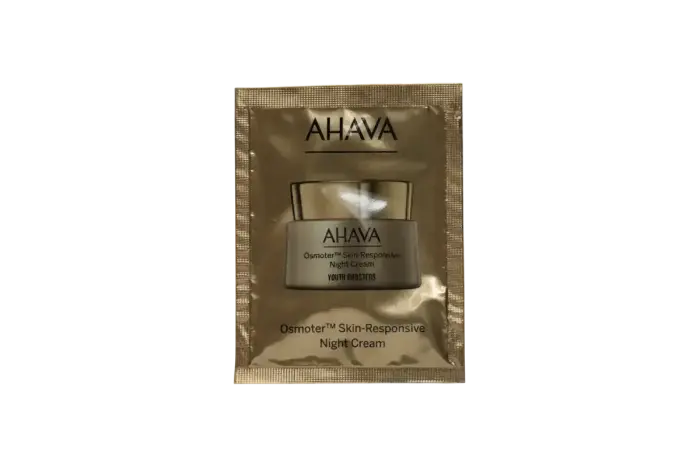 Ahava Osmoter Skin - Responsive Taastav Öökreem Näole, 3 ml Näidis