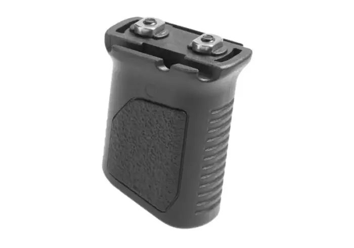 Angled Vertical M-LOK Grip with Cable Management Short (Black)
