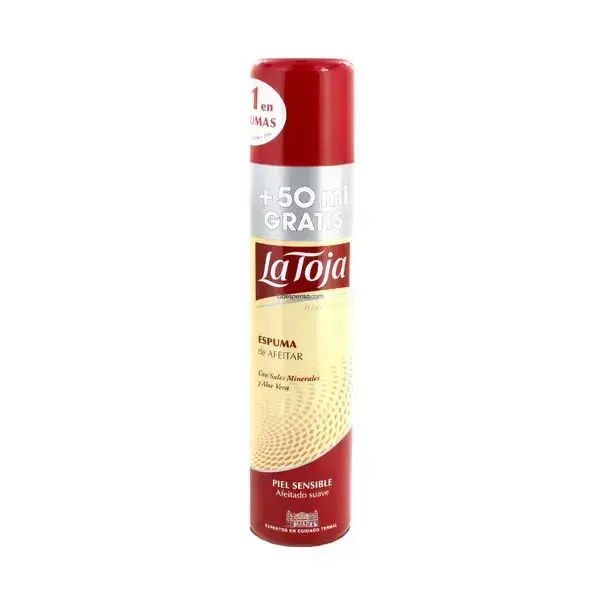 La toja Skūšanās putas jutīgai ādai 250+50ml