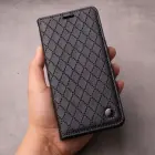 Smart Caro maciņš iPhone 16e melns — Foto 9
