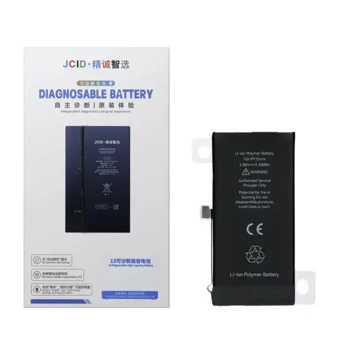 JCID diagnosticējams akumulators iPhone 13 Mini 2406 mAh