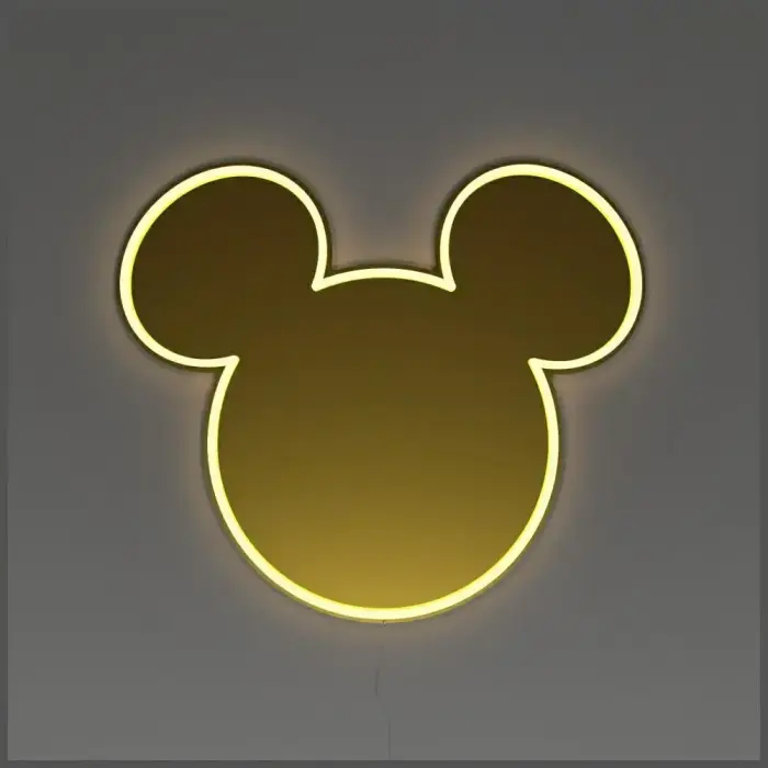 Yellowpop Disney Mikija LED spogulis