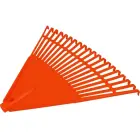 Saska Garden Leaf Rake Orange L — Photo 2
