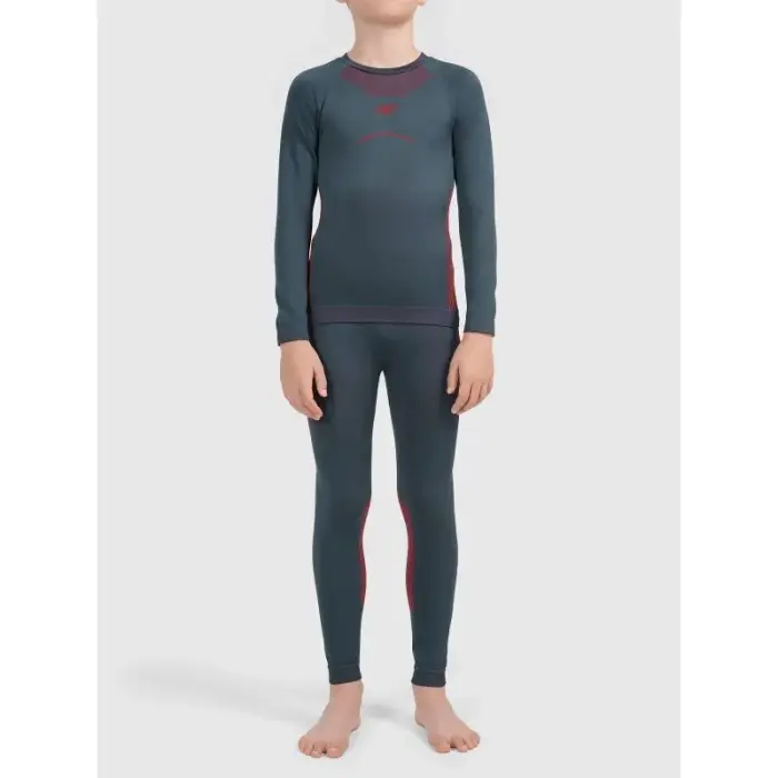 Boy's seamless ski underwear set 4F 4FJWAW26USEAM295-23S, size 164