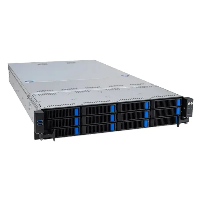 Asus Rack Platform (2U) RS521A-E12-RS12U AMD Epyc 9005/9004 (12x NVMe/SATA HS, 2xM.2, 2x1Gbe, IPMI, 1+1 1600W)