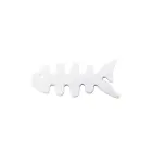 Fish-shaped headphone cable wrap - white — Photo 1