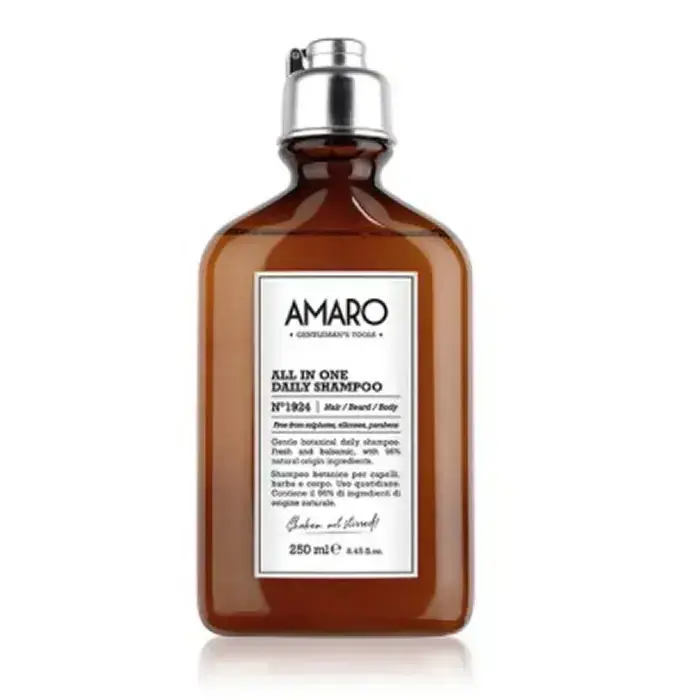 Farmavita Amaro Viss Vienā Ikdienas Šampūns N1924 Matiem-Bārdai-Ķermenim 250ml
