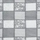 Crêpe bedding set 200x220 cm Patchwork grey ruffle — Photo 3