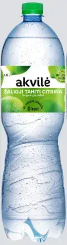 AKVILE Joogivesi Laimi Maitsega, Kergelt Gaseeritud, 1.5L