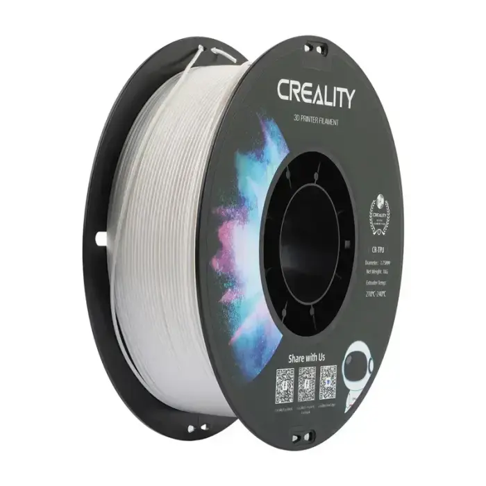Creality TPU filaments (balts)