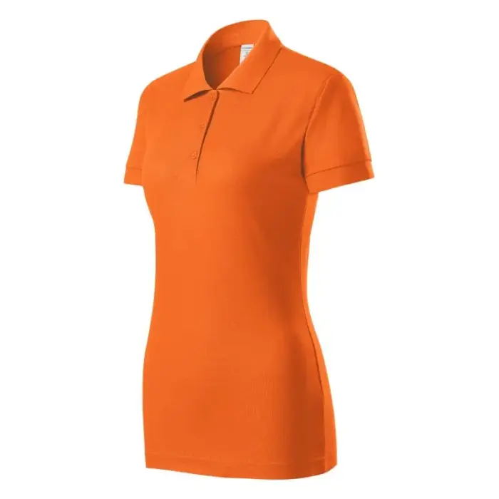 Joy Women's Polo Shirt (Orange) - Size: L