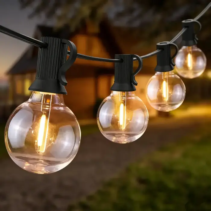 Forever Light Saulės energijos LED girlianda SUNARI FLS-180 8.5m 10+1 skaidrios lemputės 1800mAh + RC