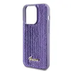 Guess Sequin Script Logo vāks iPhone 14 Pro Violets — Foto 5