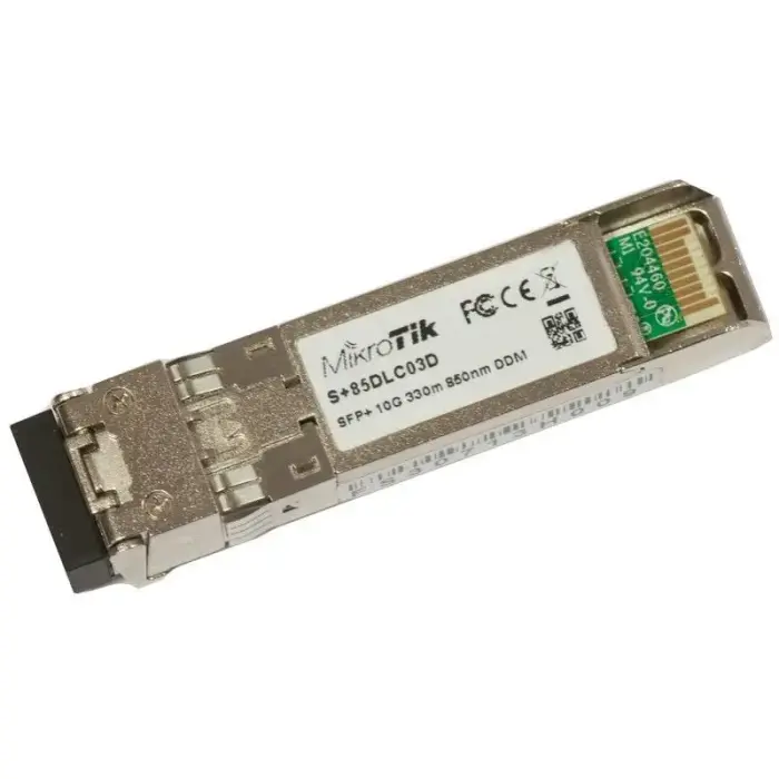 SFP+ Transceiver Mikrotik S+85DLC03D 1G / 10G Dual LC UPC MM 300 m