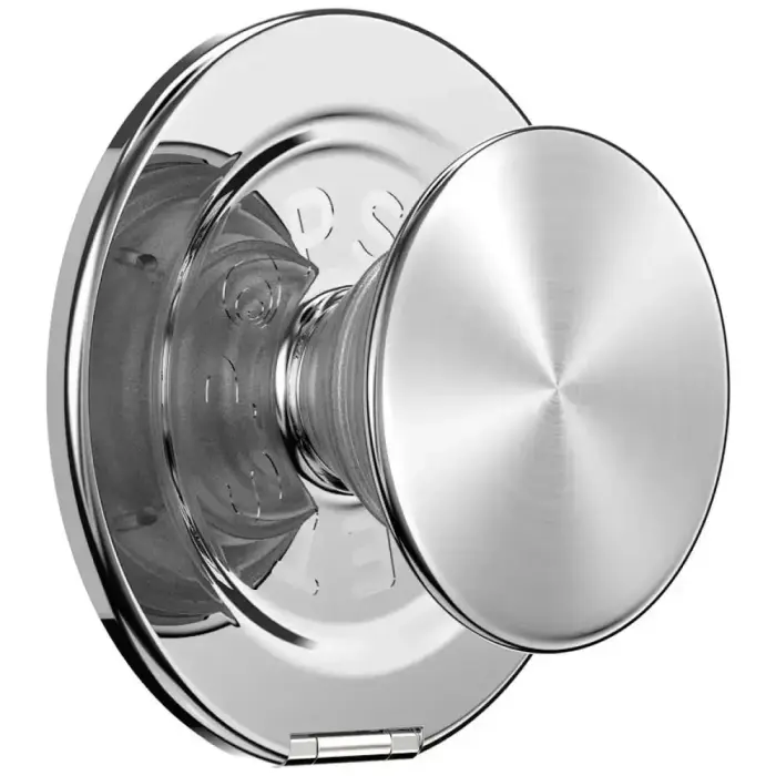 PopSockets MagSafe Aluminum Radial telefona turētājs un statīvs sudraba