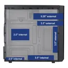 AKYGA MICRO TOWER ATX CASE AK17BK — Фото 4