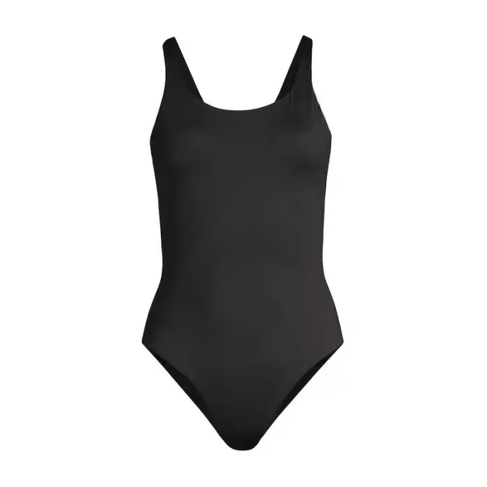 Swimsuit Casall Deep Racerback, black, 40