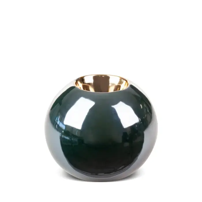 Decorative Candlestick 9x8 Amora 2 Green