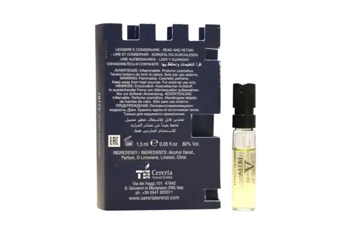 V Canto, Alibi, Extrait De Parfum, Unisex, 1.5 ml Paraugs
